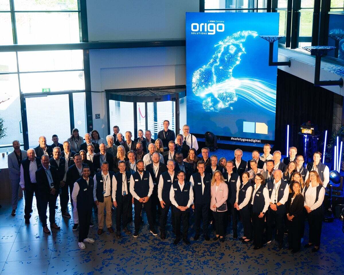 The Origo Solutions team at the opening of the new head office in Kristiansand